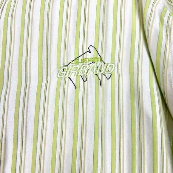 Marithe Francois Girbaud Vintage Stripe Long Sleeve Button Up Shirt Size XXl NWT - Picture 3 of 10